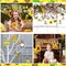 Sunflower Gnome Ornaments for Tree Summer Sunflower Wood Hanging Ornaments Gnome Christmas Ornaments Party Supplies